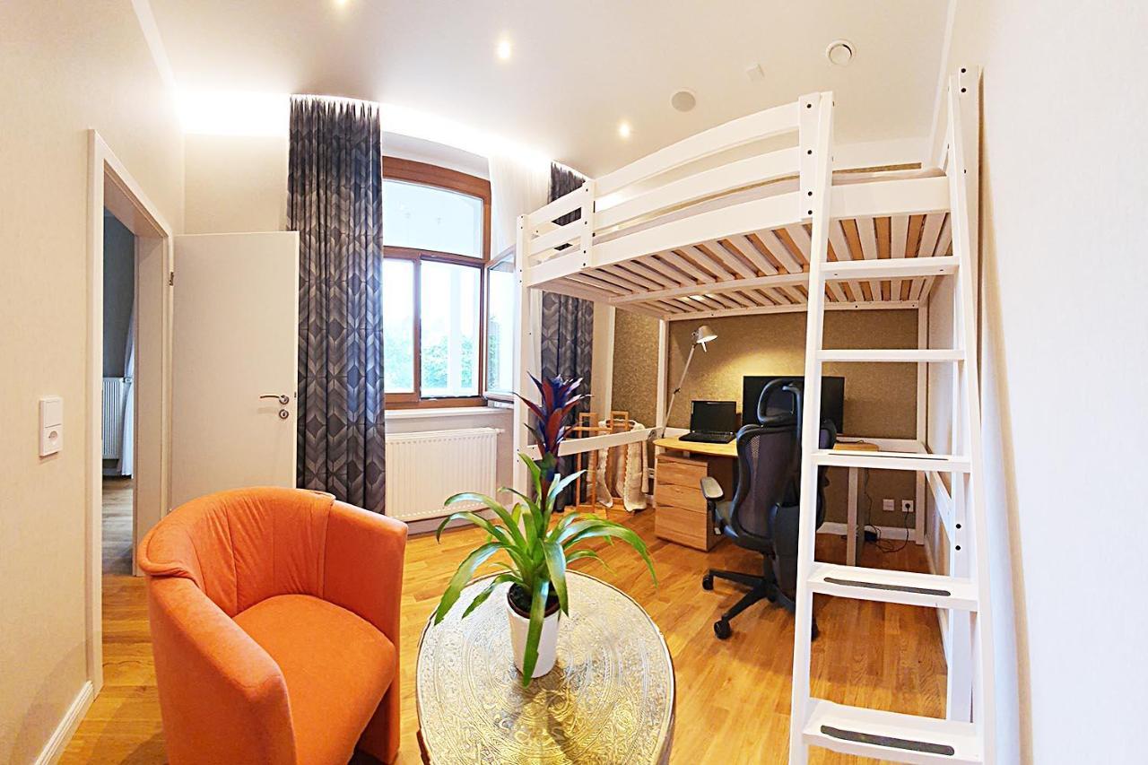 Luxus Ferienwohnung Mit Hochwertiger Ausstattung Wintergarten コットブス エクステリア 写真